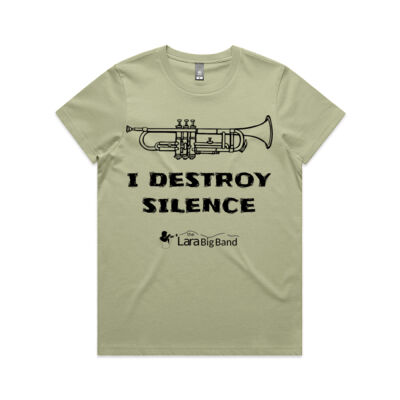 I destroy silence - AS Colour - Women's Maple Crew Tee Thumbnail