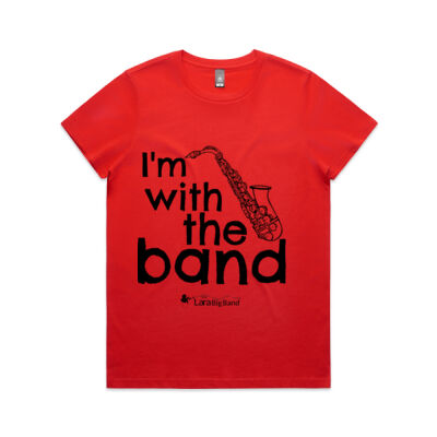 I'm With The Band - AS Colour - Women's Maple Crew Tee Thumbnail